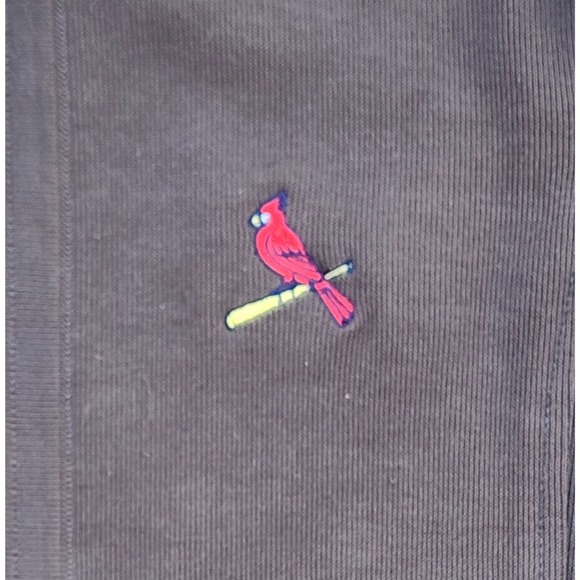 St. Louis Cardinals Baseball Cutter & Buck Brown Full Zip Jacket size Small - Picture 2 of 7